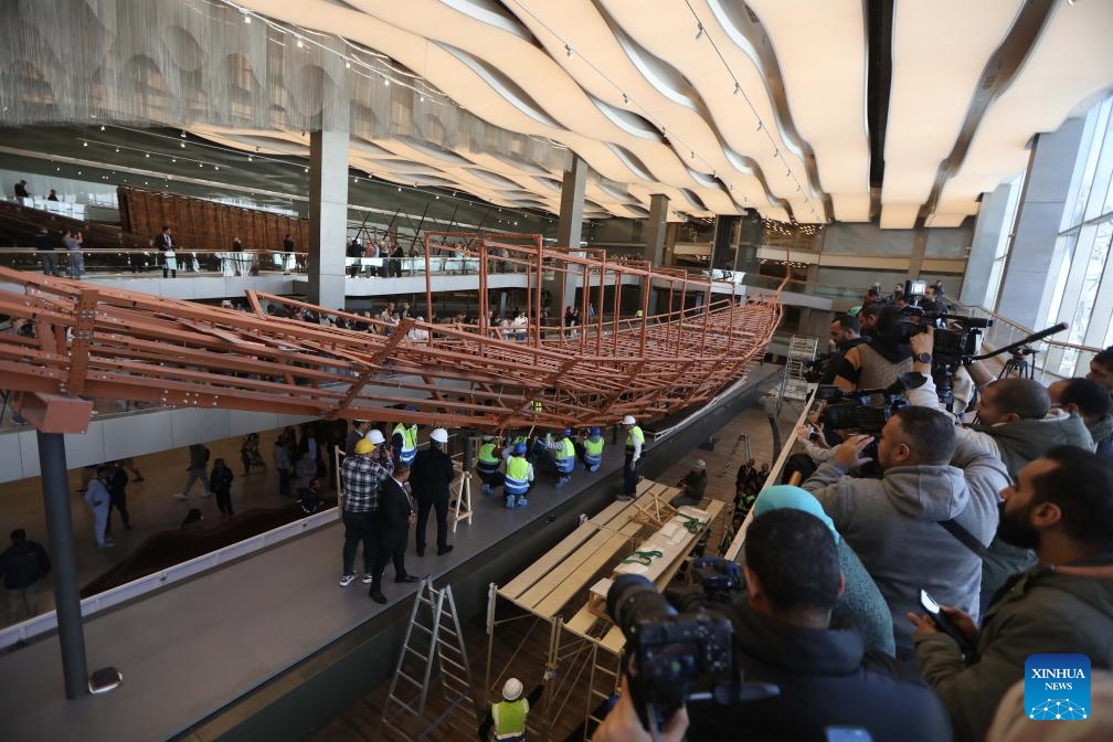 Egypt Begins Reassembling Khufu’s Second Solar Boat at New Grand Egyptian Museum