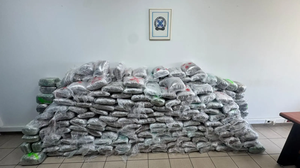 324kg of cannabis found hidden in recycling shipment bound for Turkey via Greece